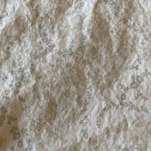 SIMPLY SHABBY CHIC ONE  KING SIZE GREEN FLORAL PILLOW COVER CASE sham